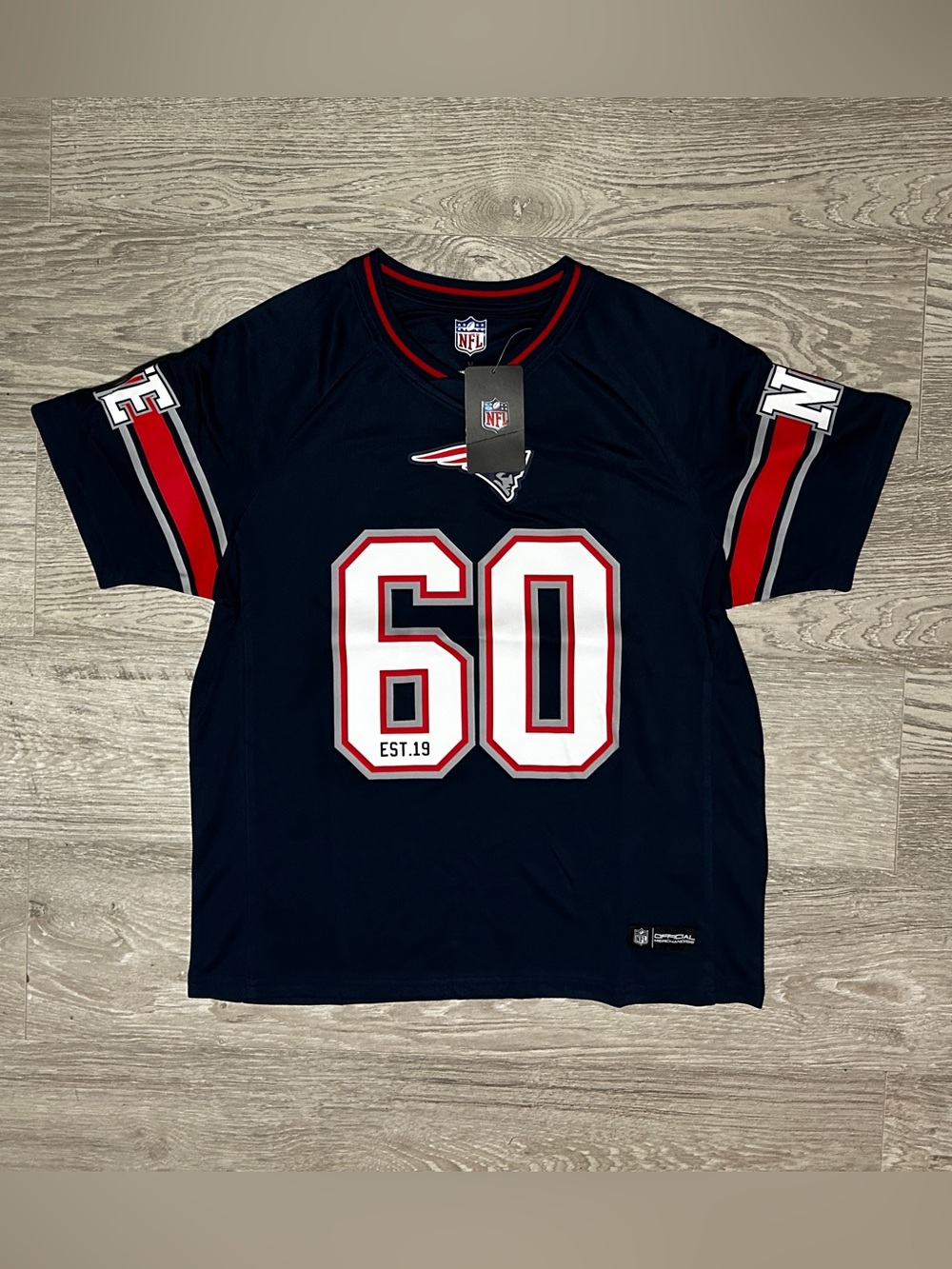 New England Patriots NFL Est.1960 Short Sleeve Jersey